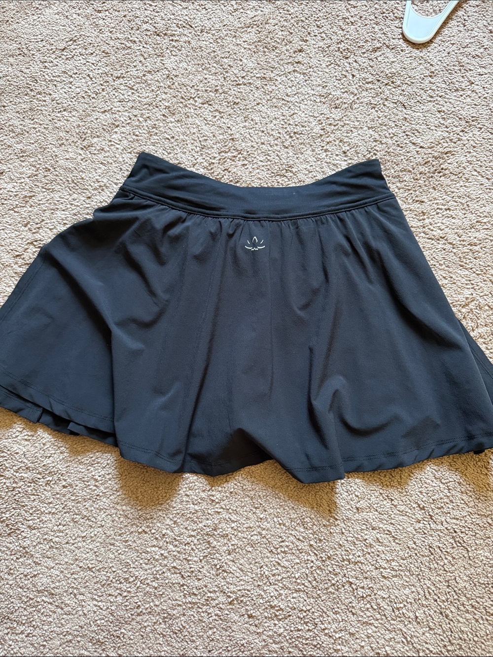 Beyond Yoga Black Circle Skater Skirt - Picture 2 of 2